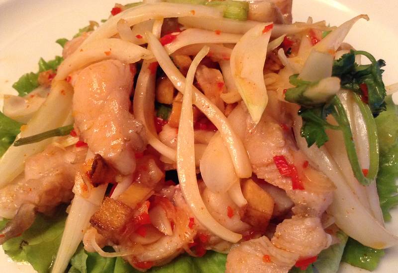 Cá lăng trộn kiểu thái